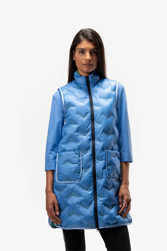 Long Down Vest