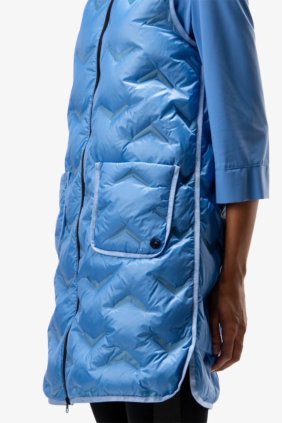 Long Down Vest