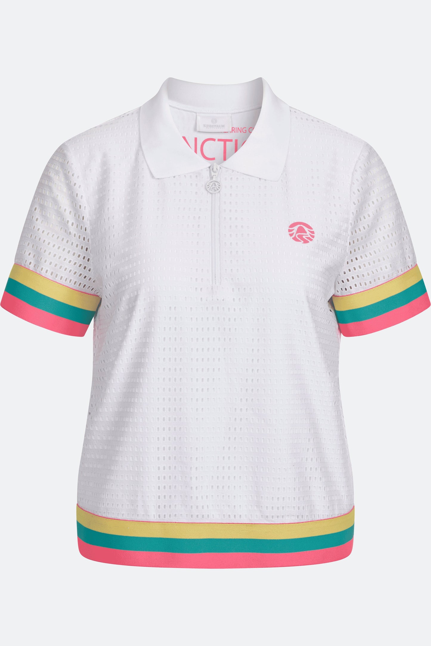 Polo Shirt with Knitted Collar