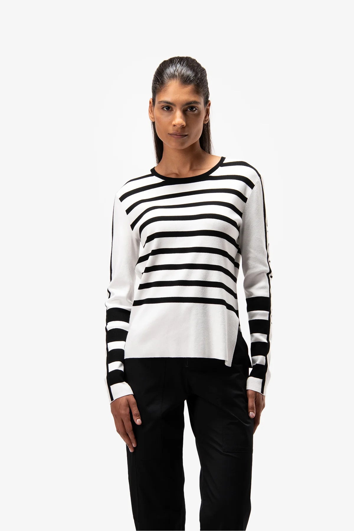 Striped Knitted Sweater