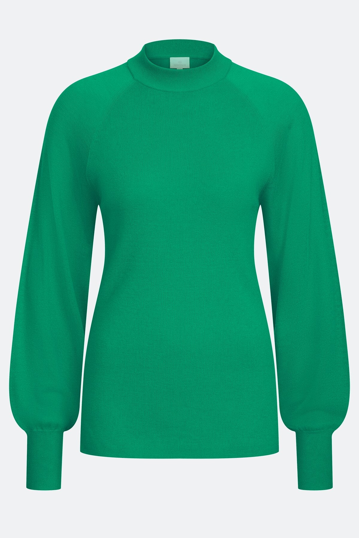 Pullover with Stand-Up Collar