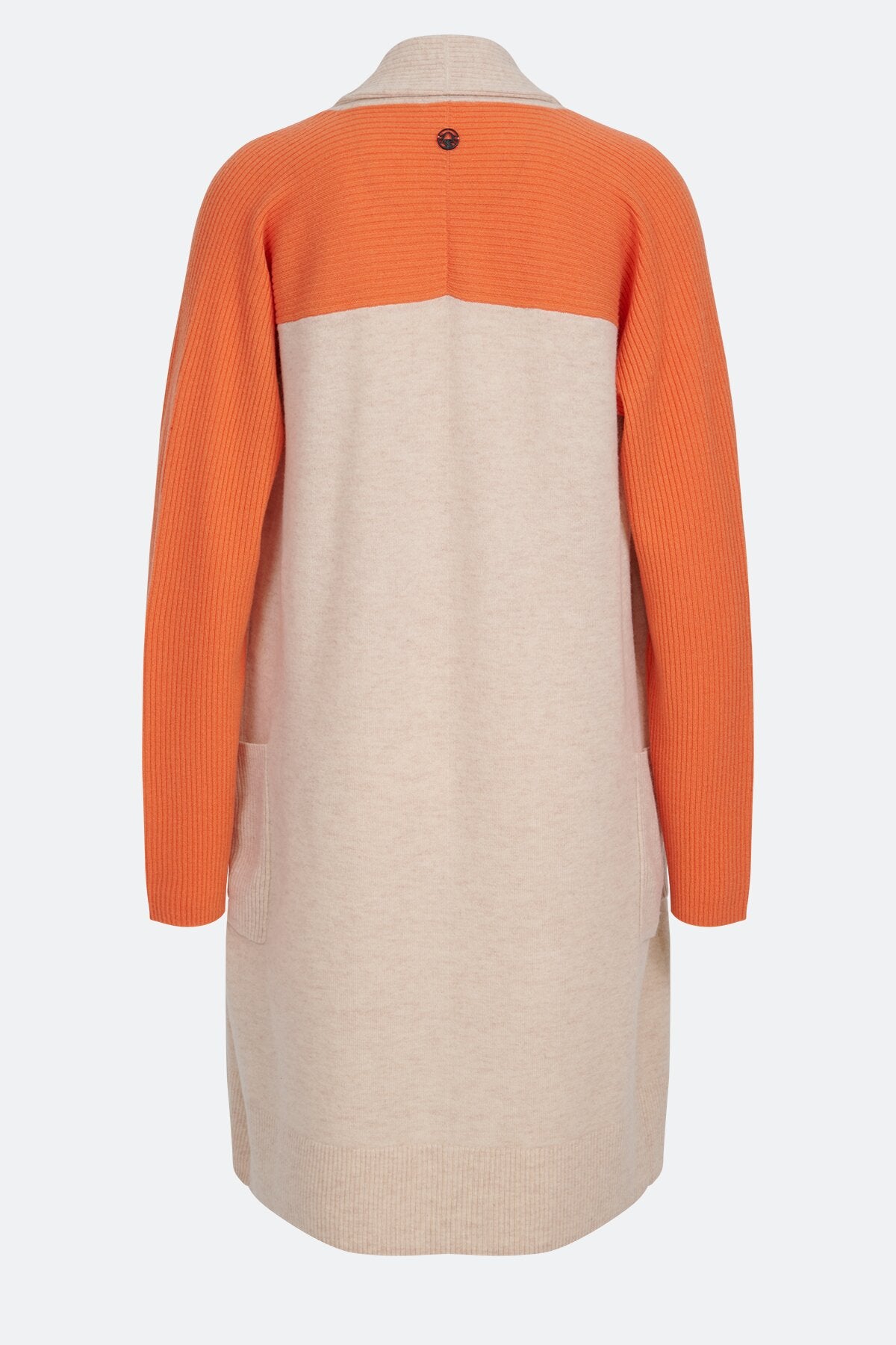 青果领羊毛针织开衫