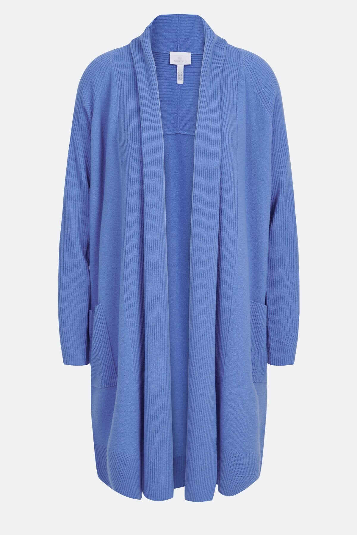 青果领羊毛针织开衫