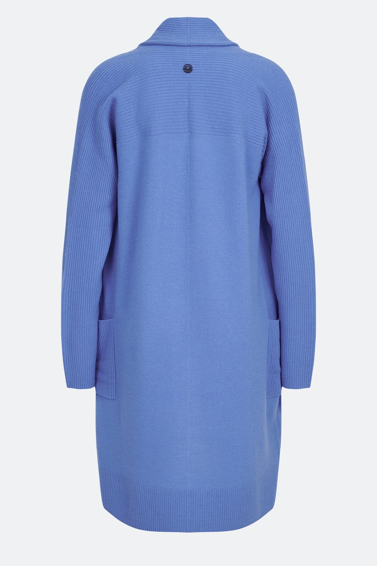 青果领羊毛针织开衫