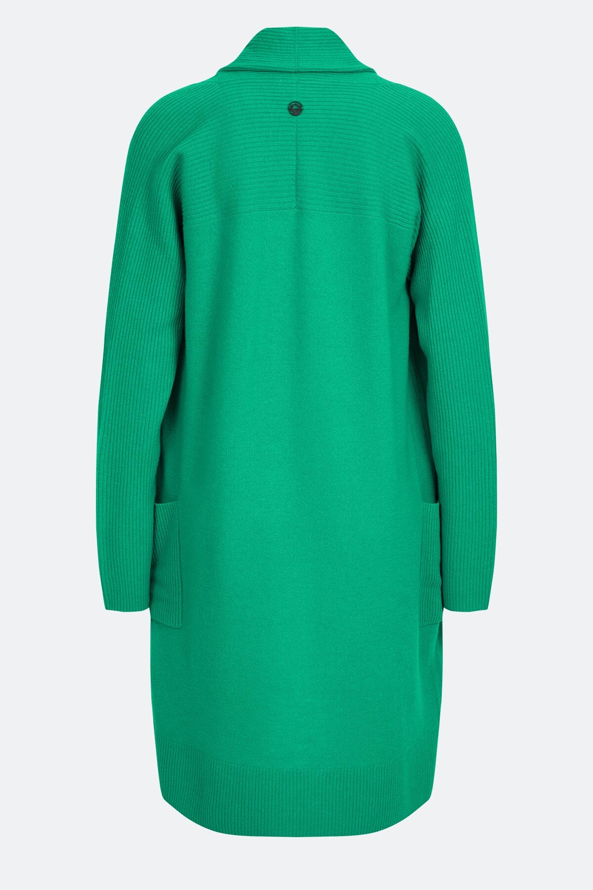 青果领羊毛针织开衫