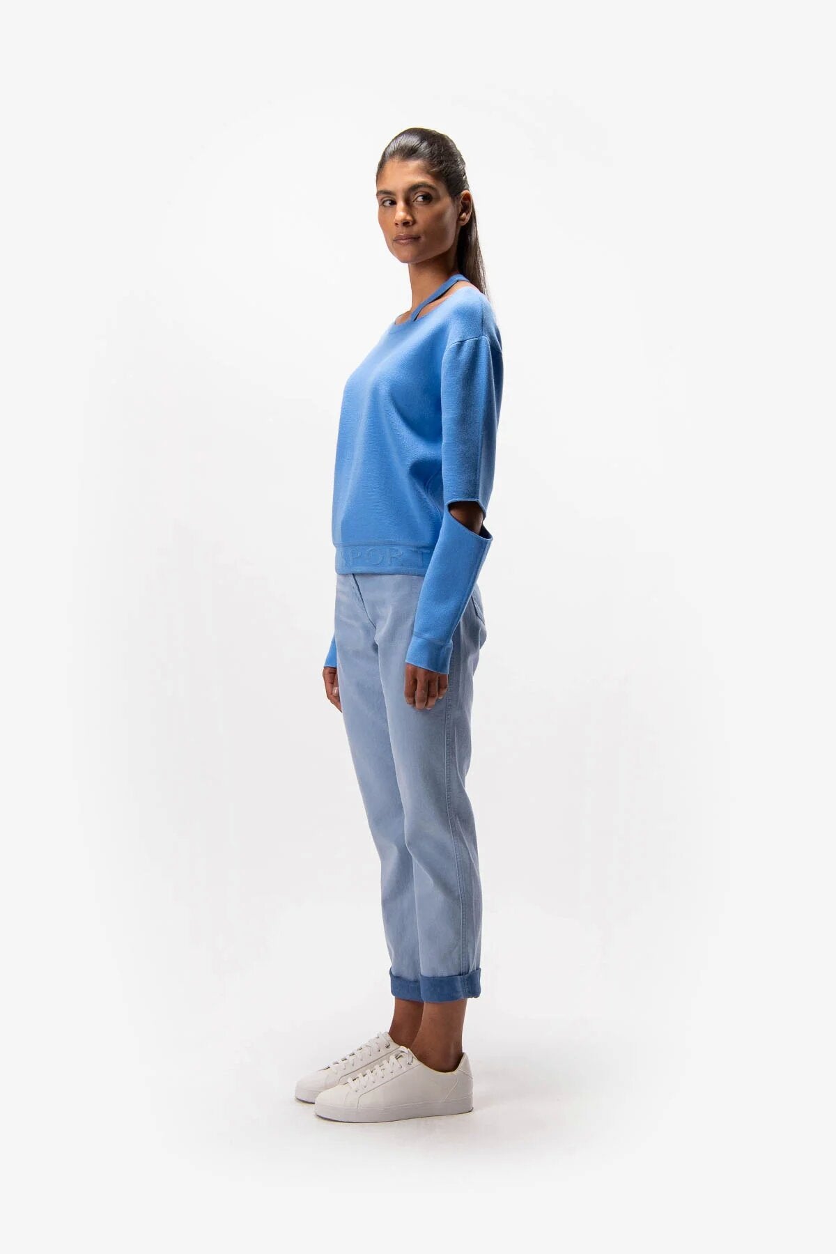 Pullover with Hole Details