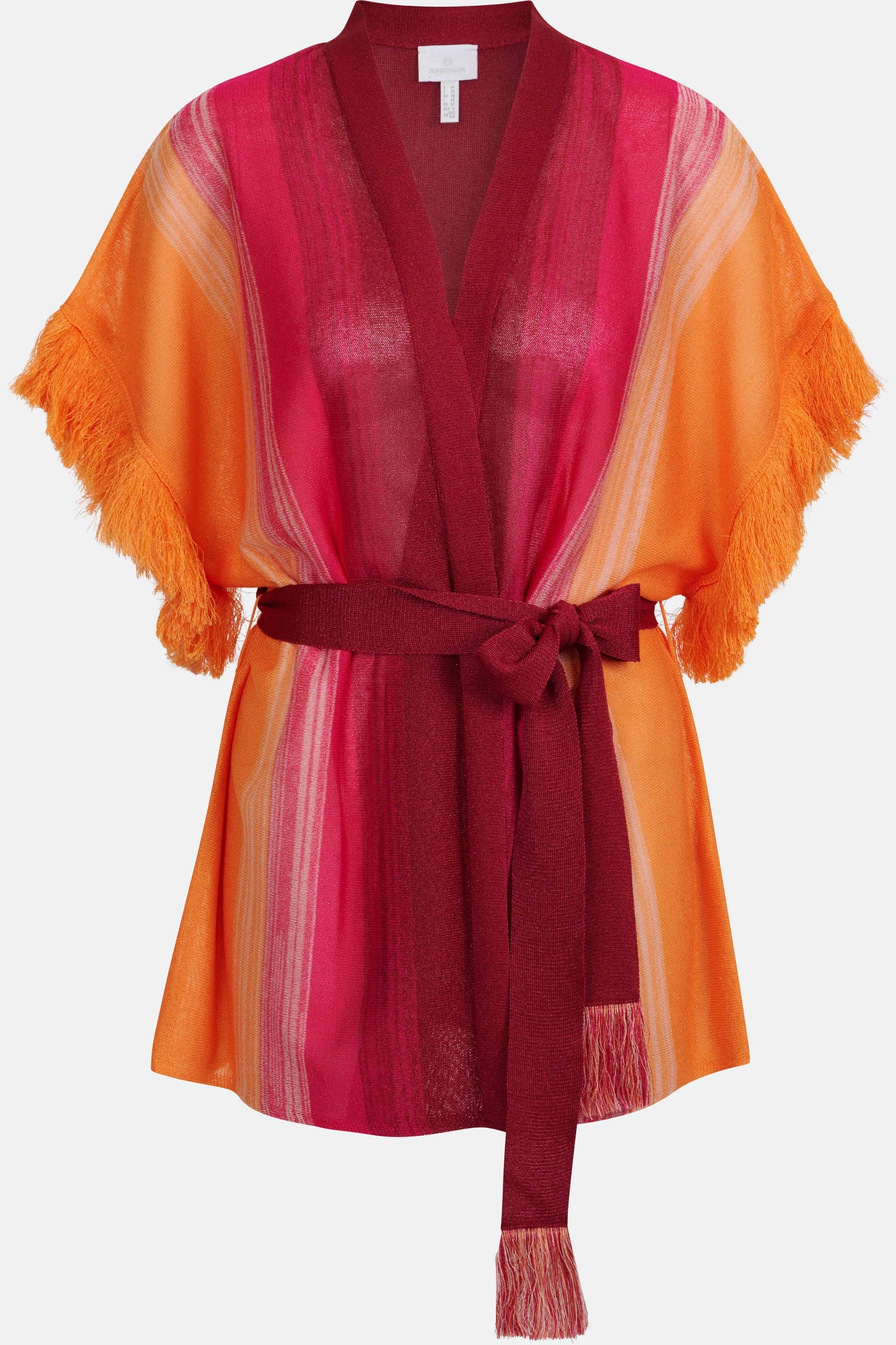 Cardigan with Grading Color