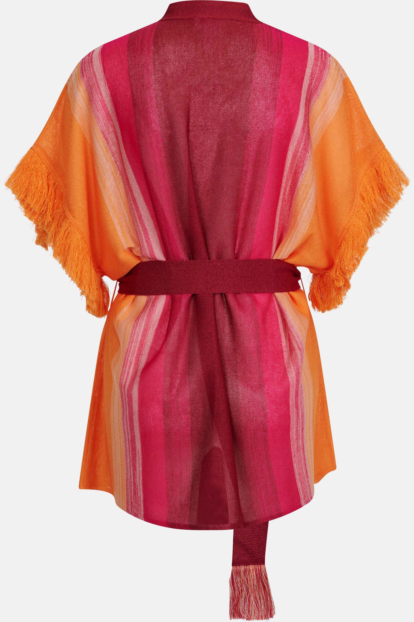 Cardigan with Grading Color