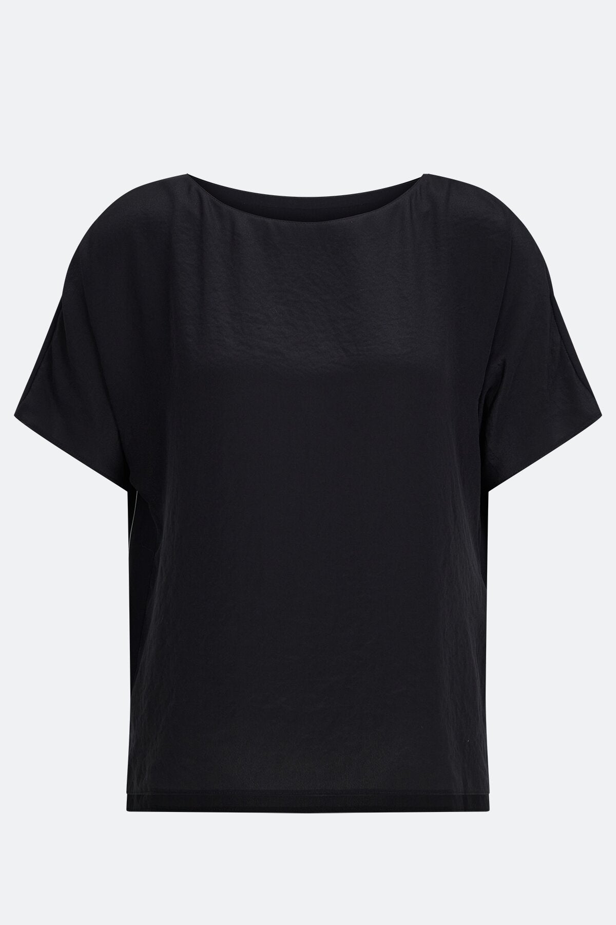 Short Sleeve Slip-On Blouse
