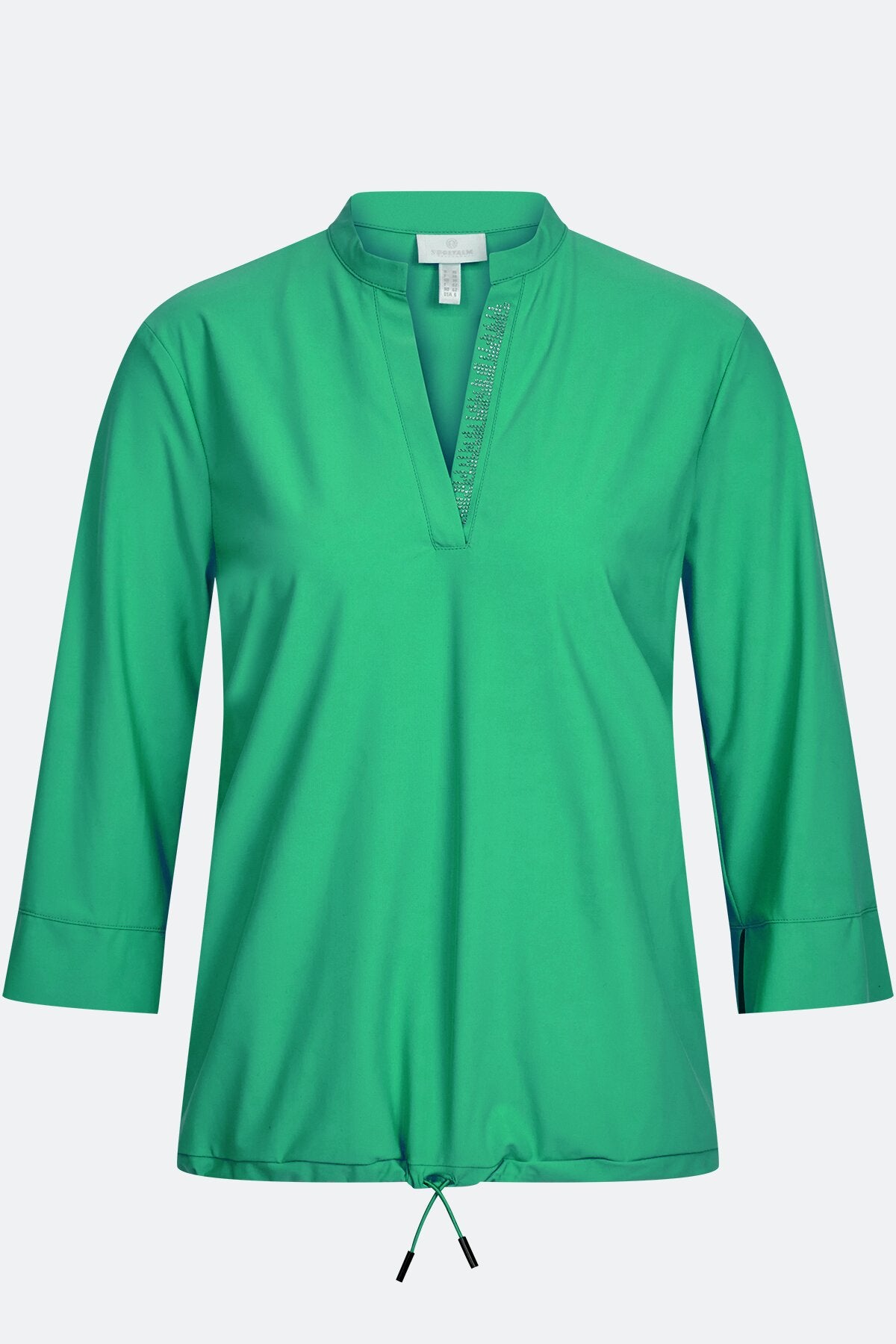Lace-Up Blouse