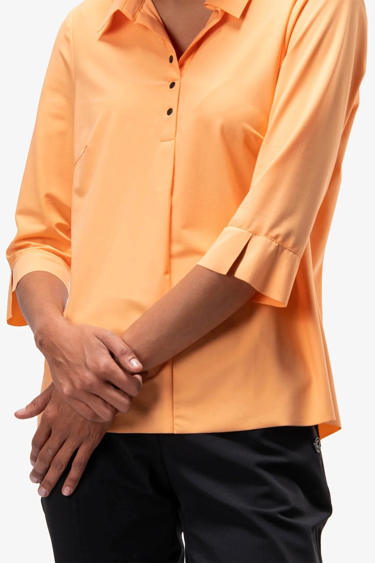 Polo Shirt Style Blouse