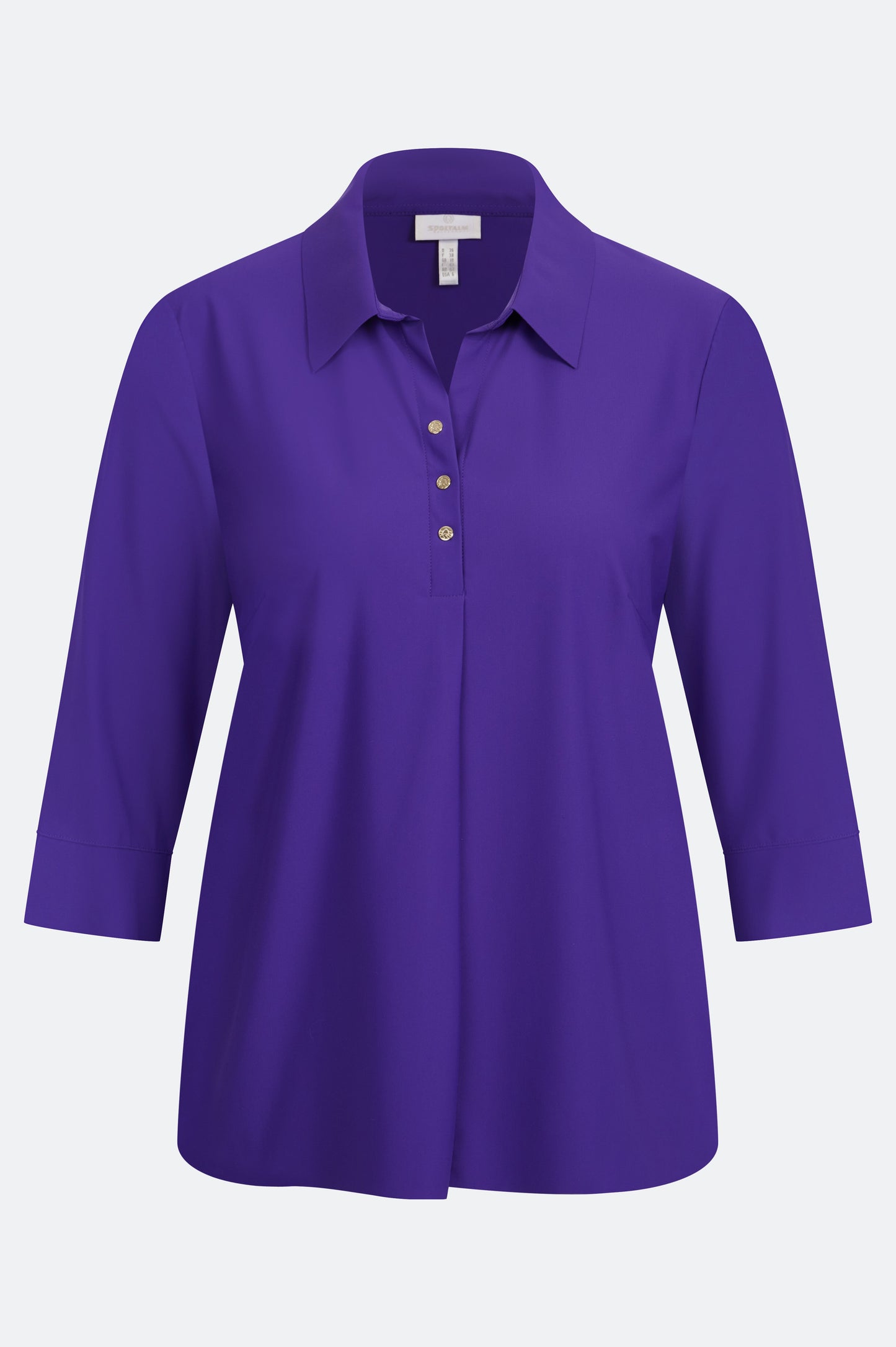 Polo Shirt Style Blouse