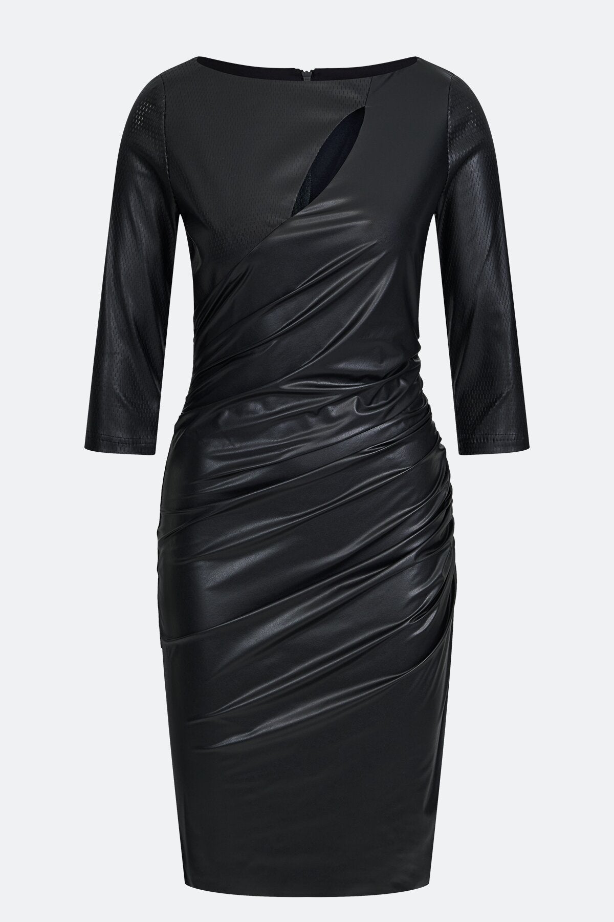 Leather Shift Dress