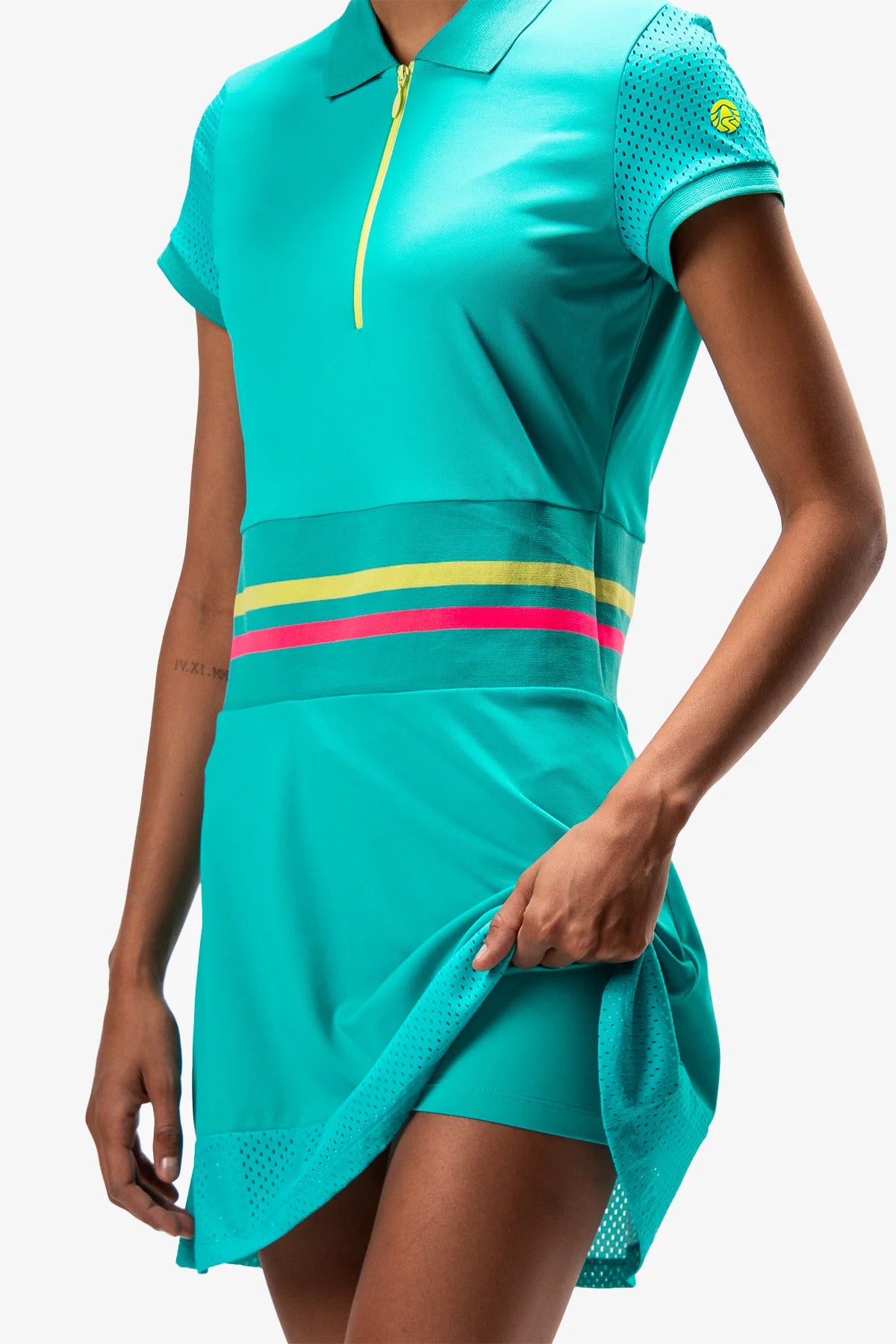 SPORTALM-Golf Dress with Knitted Collar – Sportalm Asia
