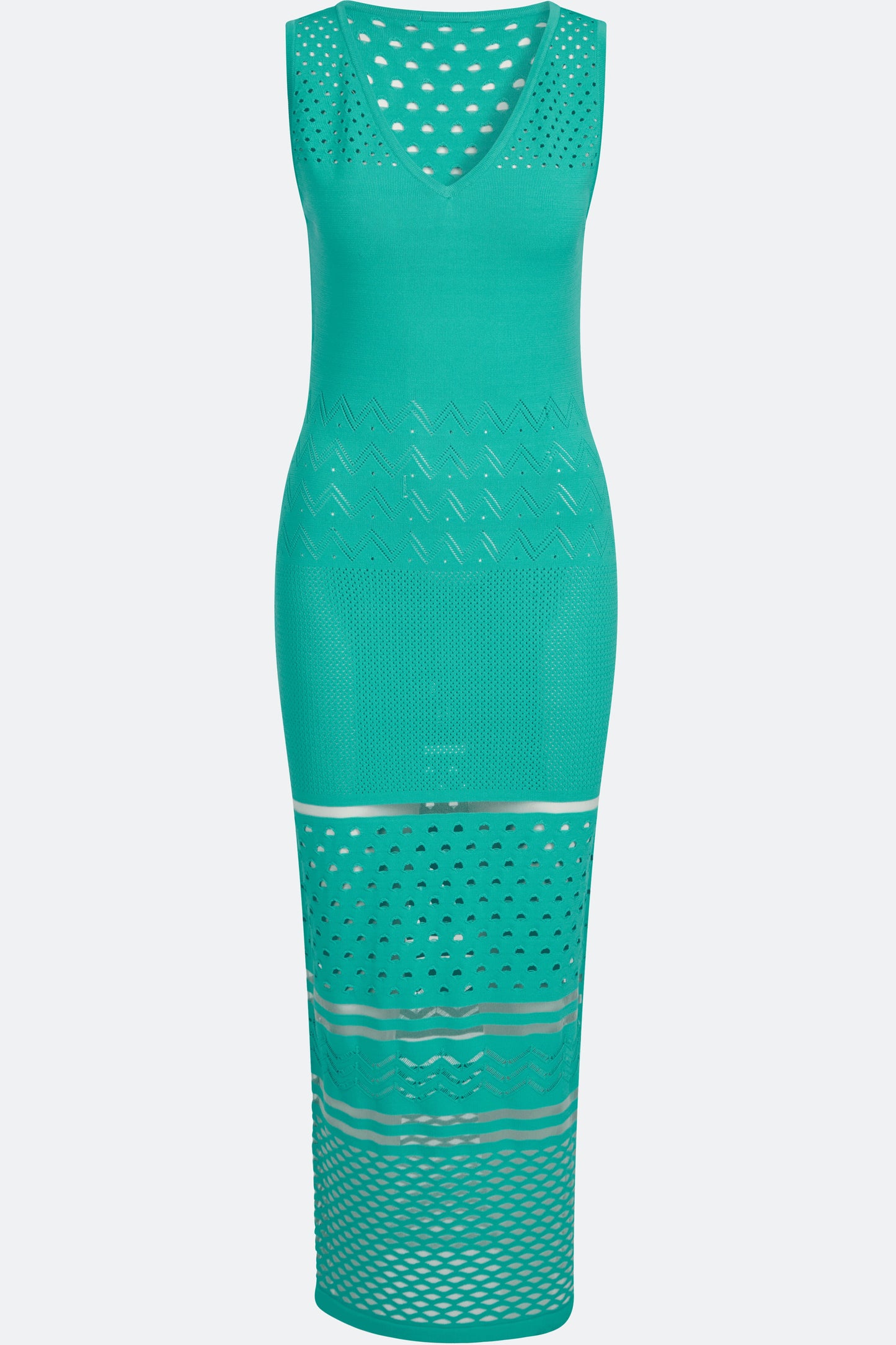 Knitted Dress with Holes