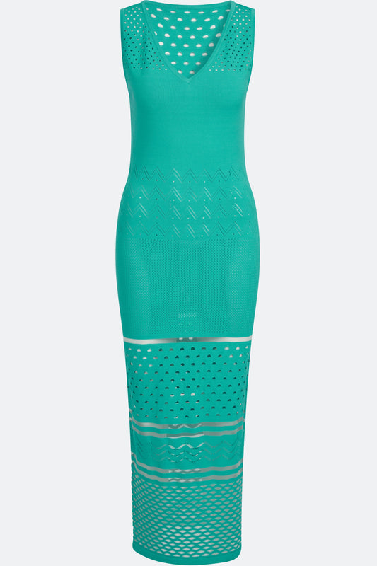 Knitted Dress with Holes