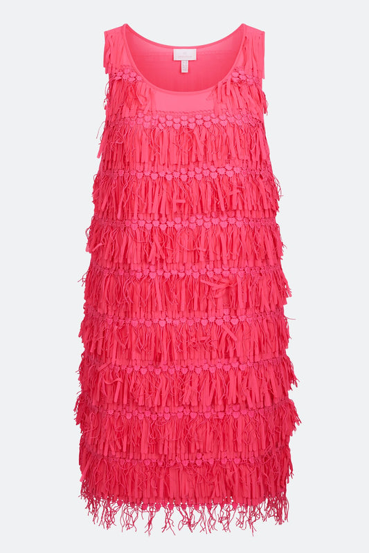 Sleeveless Dress with Round Neckline