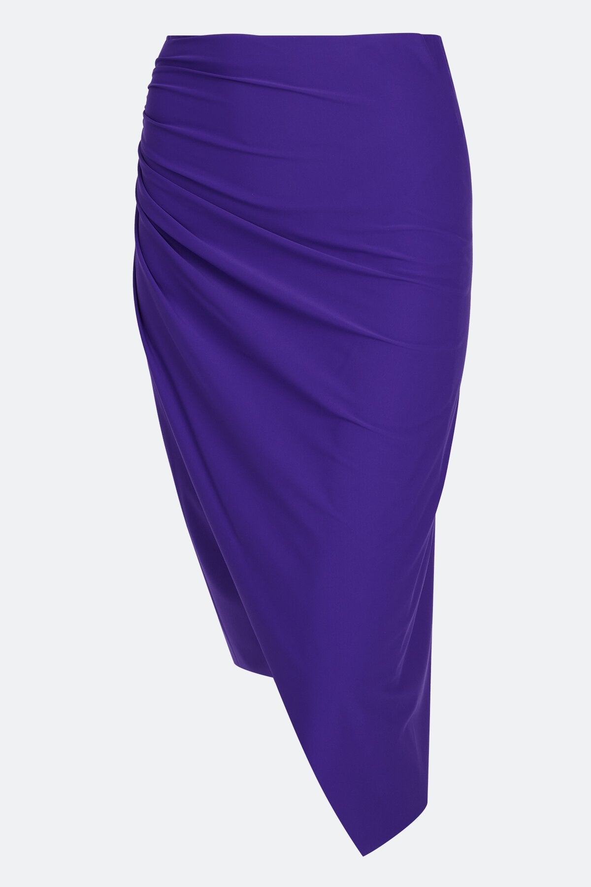 Slip-On Skirt In Wrap-Around Look