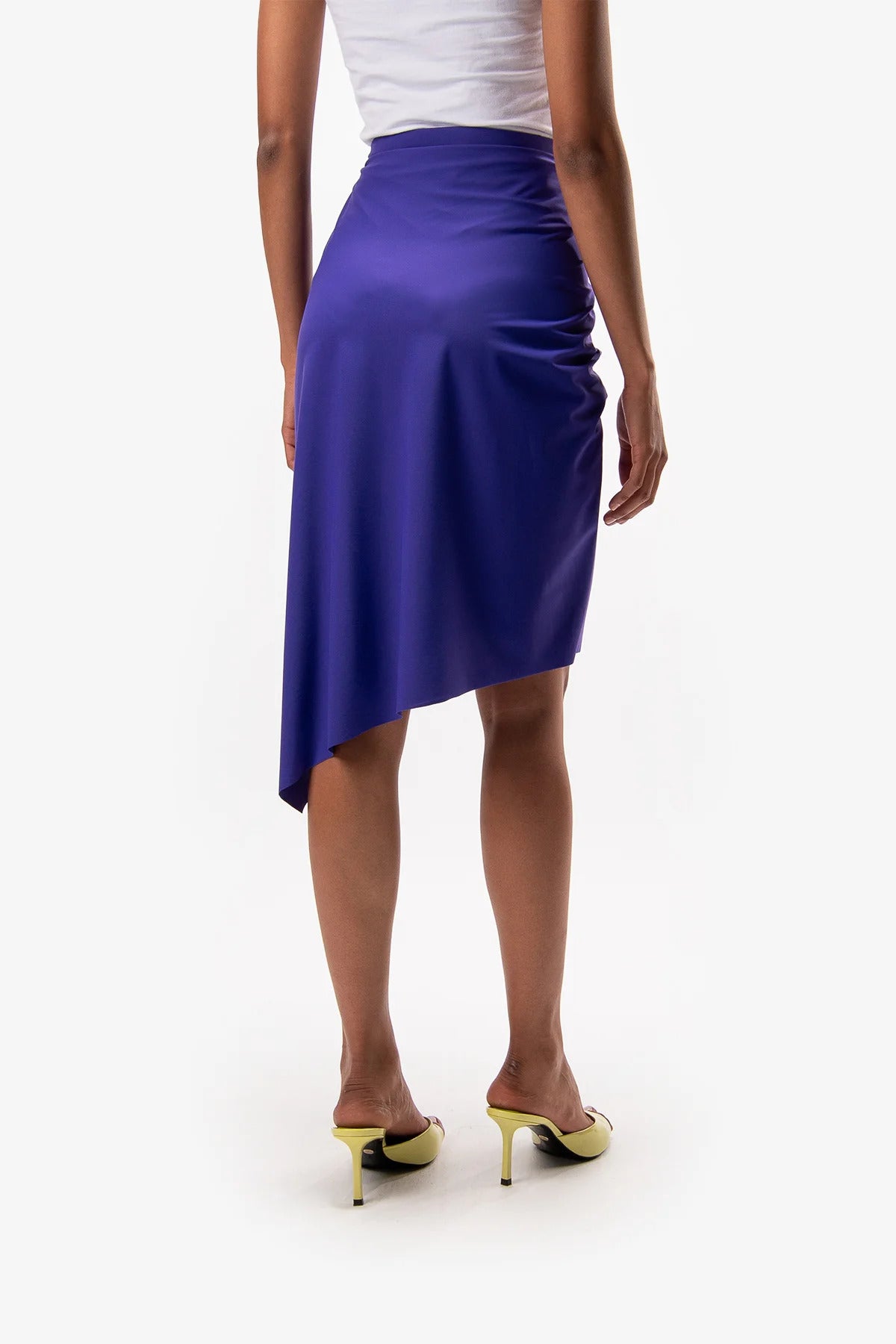 Slip-On Skirt In Wrap-Around Look