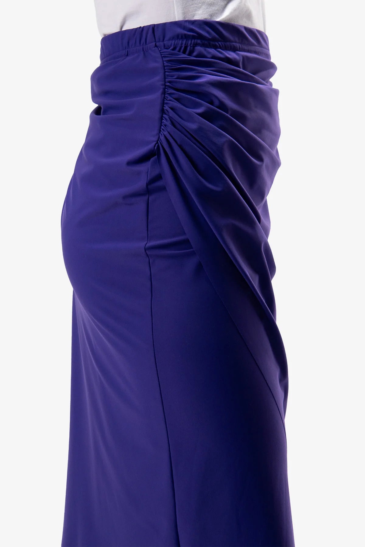 Slip-On Skirt In Wrap-Around Look