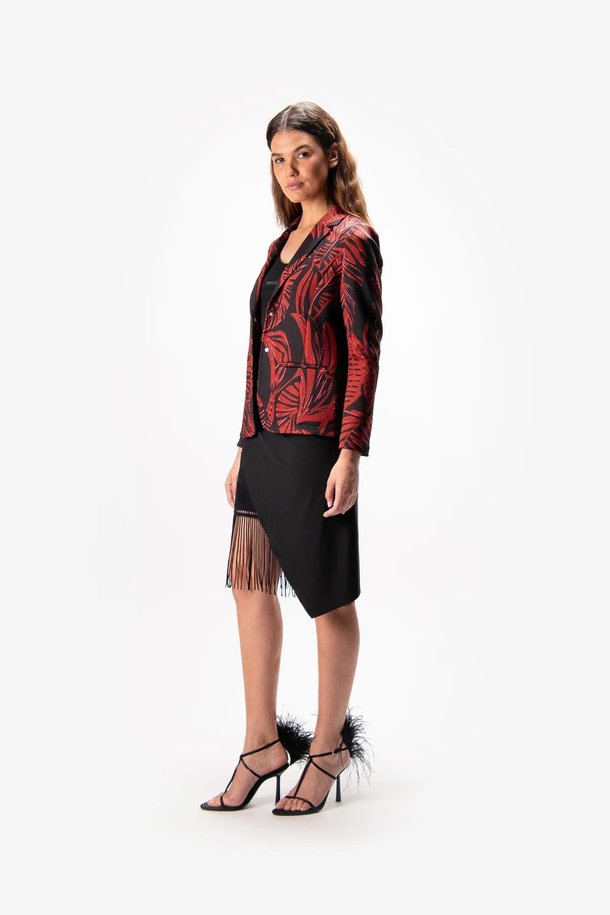 Skirt with Fringe