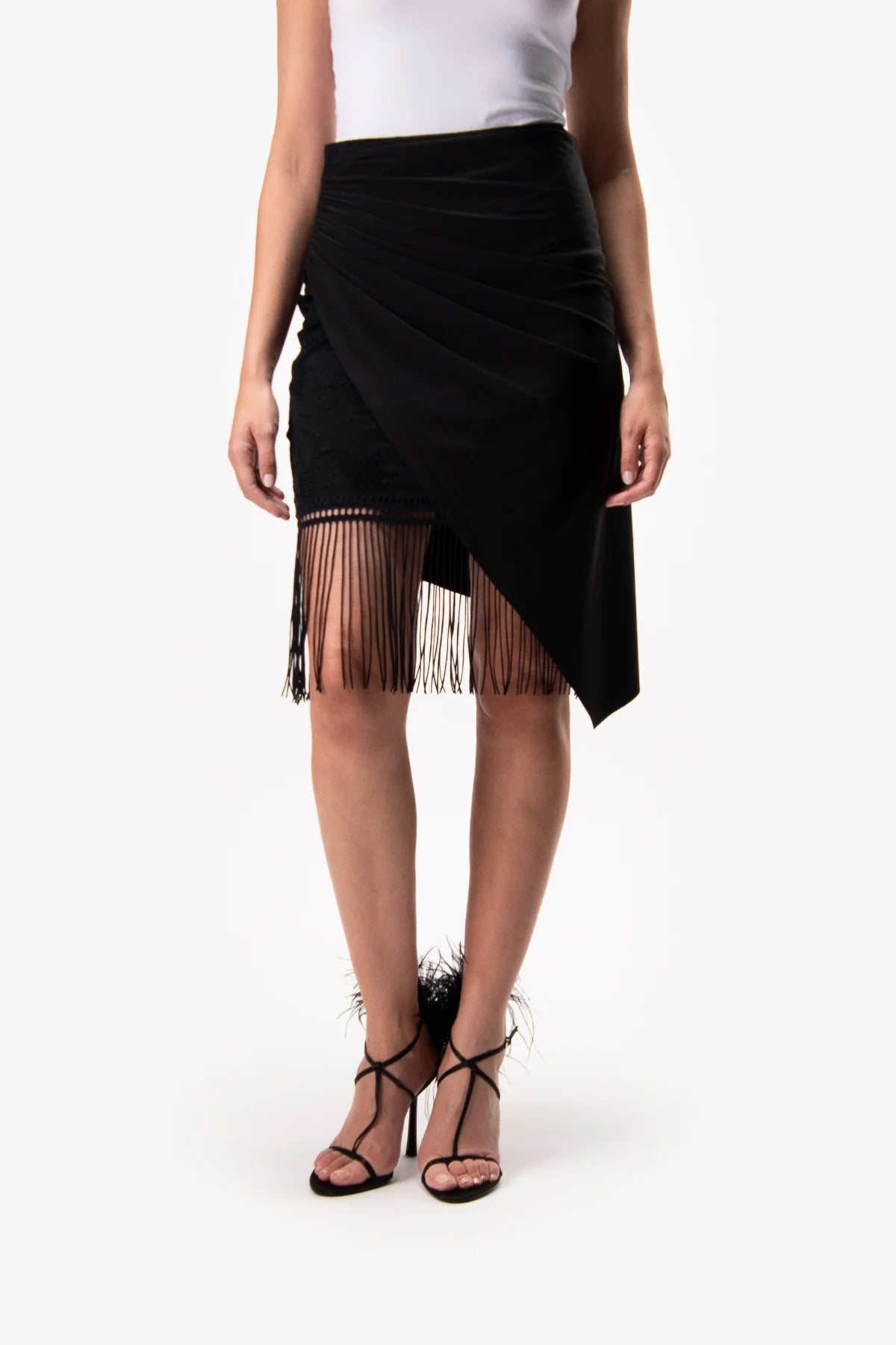Skirt with Fringe