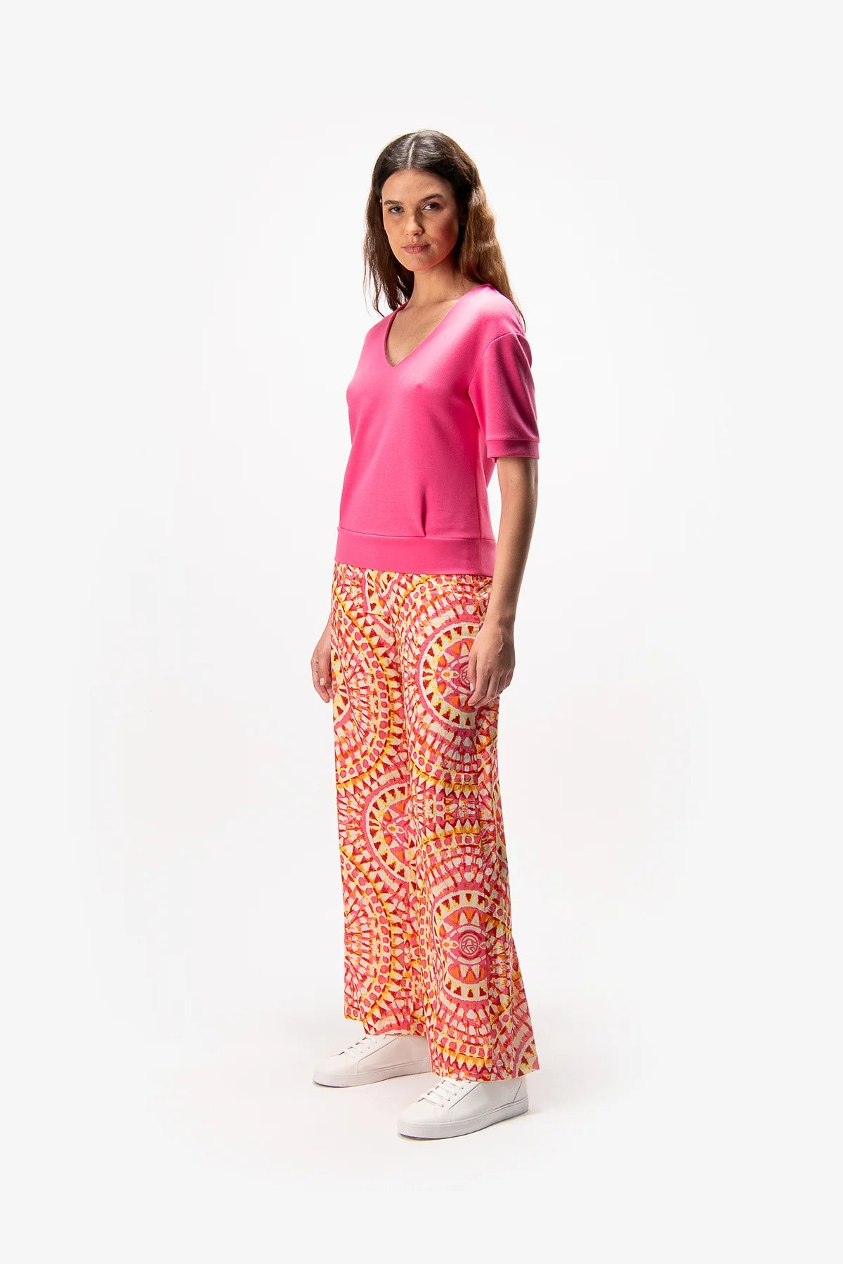 Flared Pants with Print