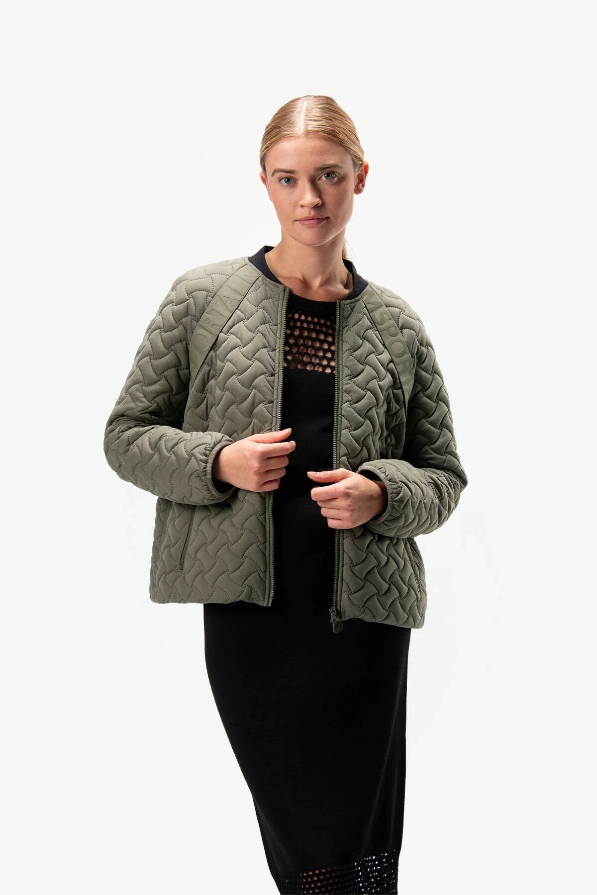 Jacket in Padded Jersey Quality