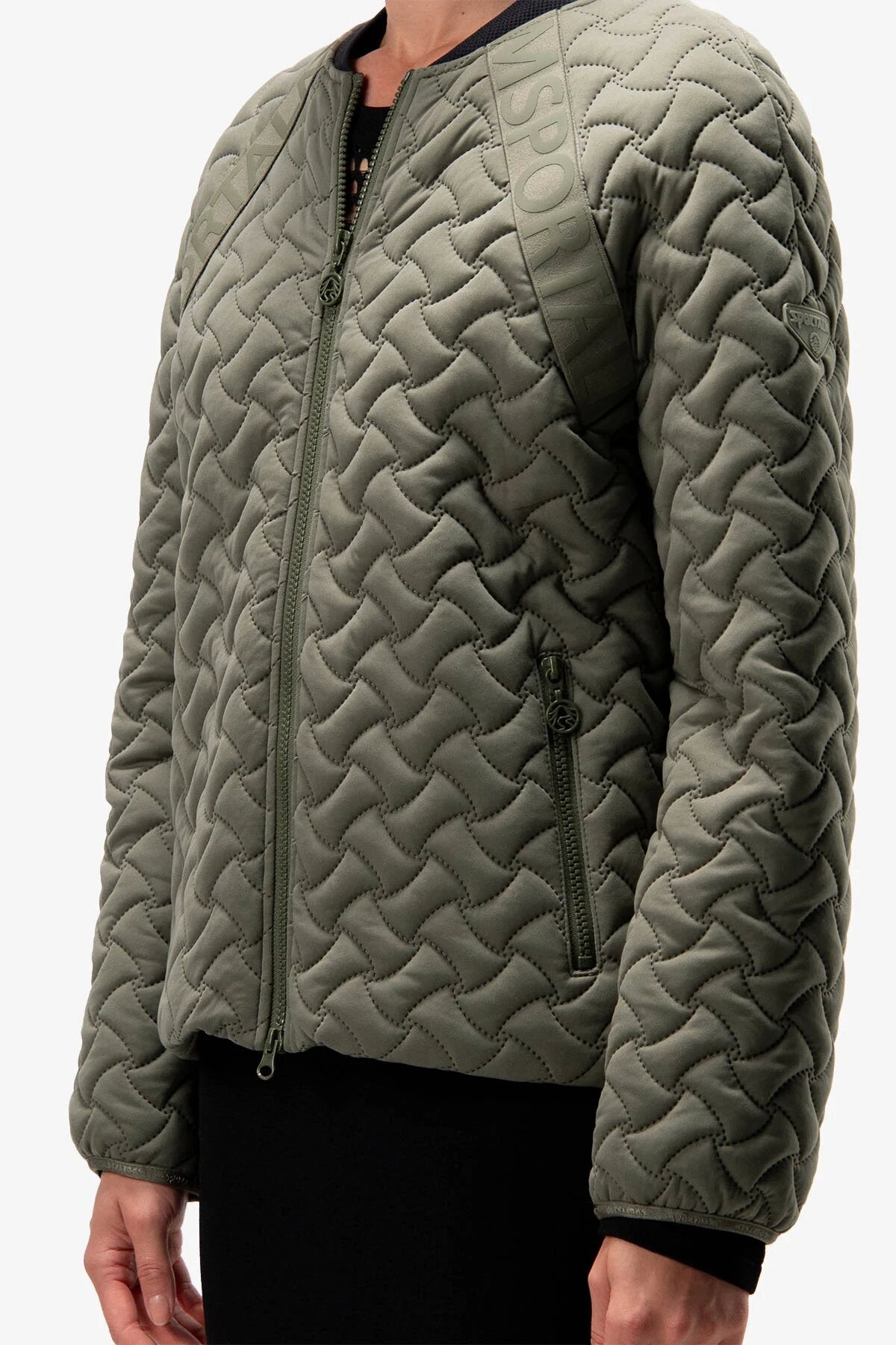 Jacket in Padded Jersey Quality