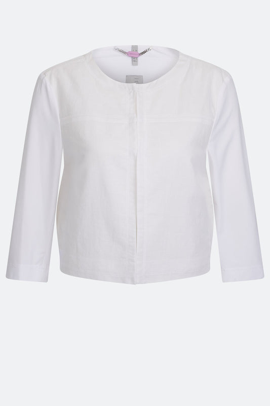 Round Neck Blouse Jacket