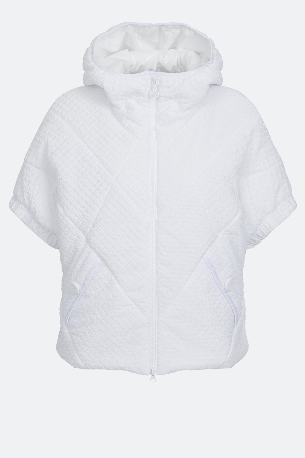 Fashionable Vest Made of Crashed Nylon
