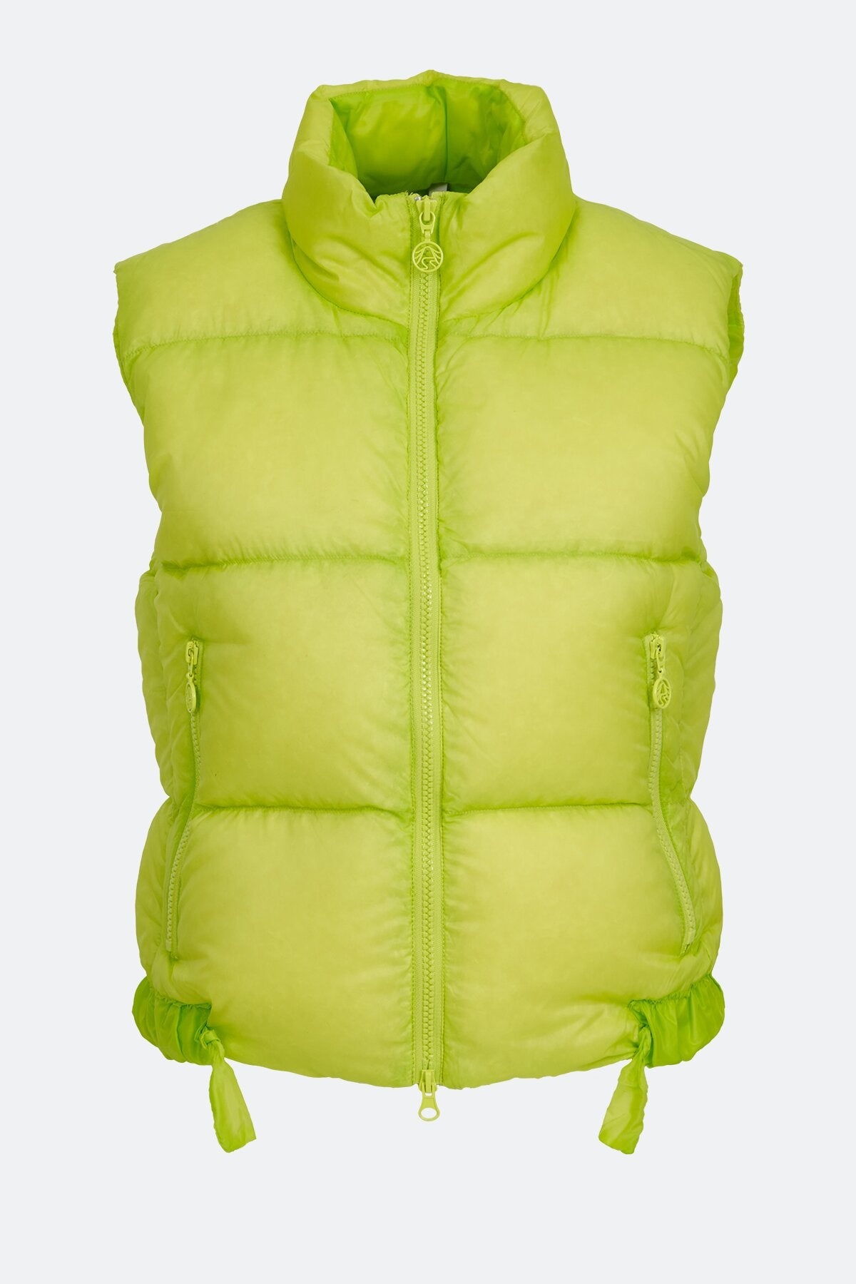 Down Vest with Lacing