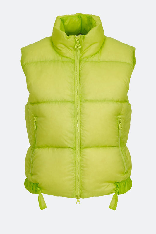 Down Vest with Lacing