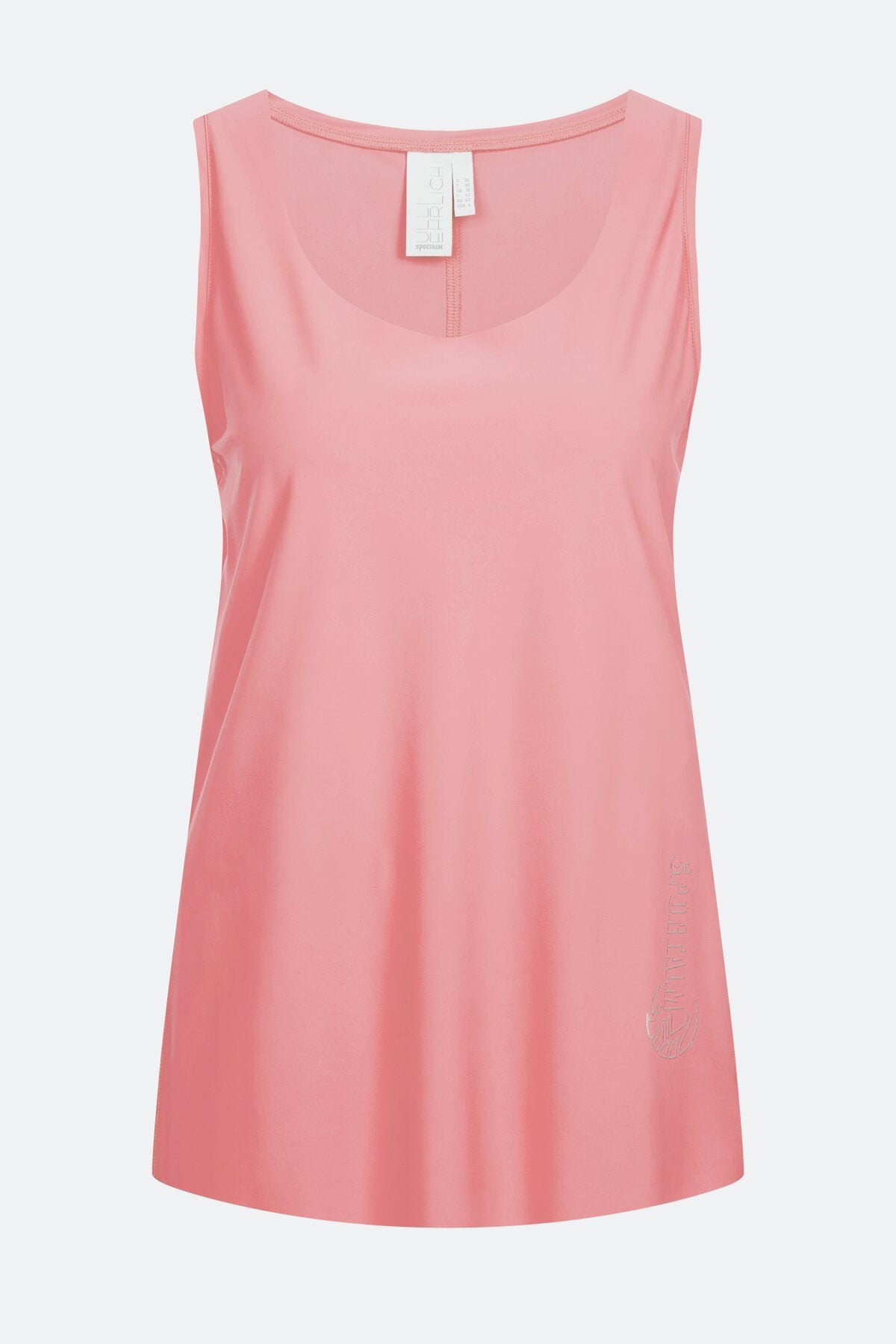 Sleeveless Shirt with Round Neck