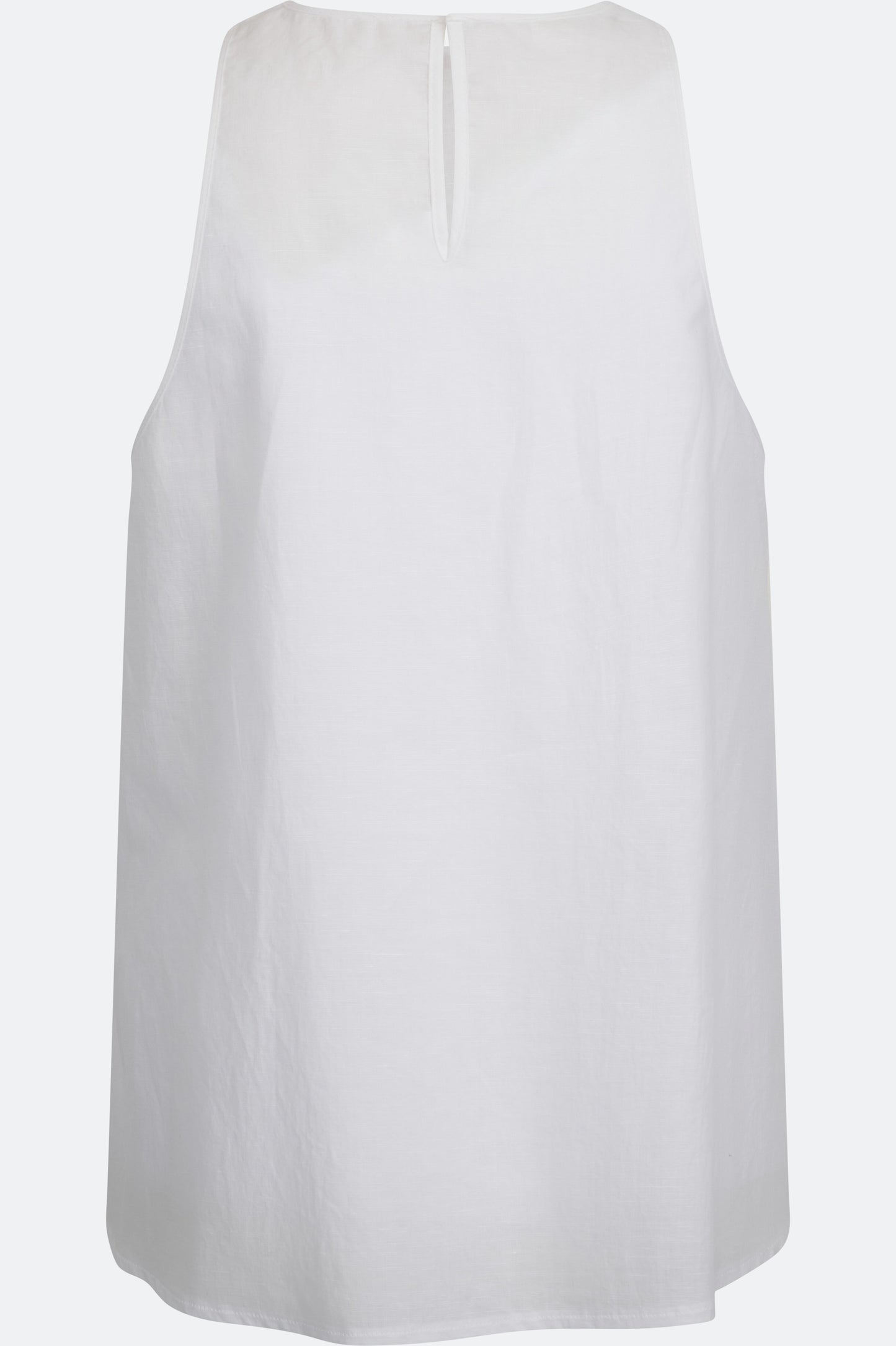 Sleeveless Top with Round Neckline