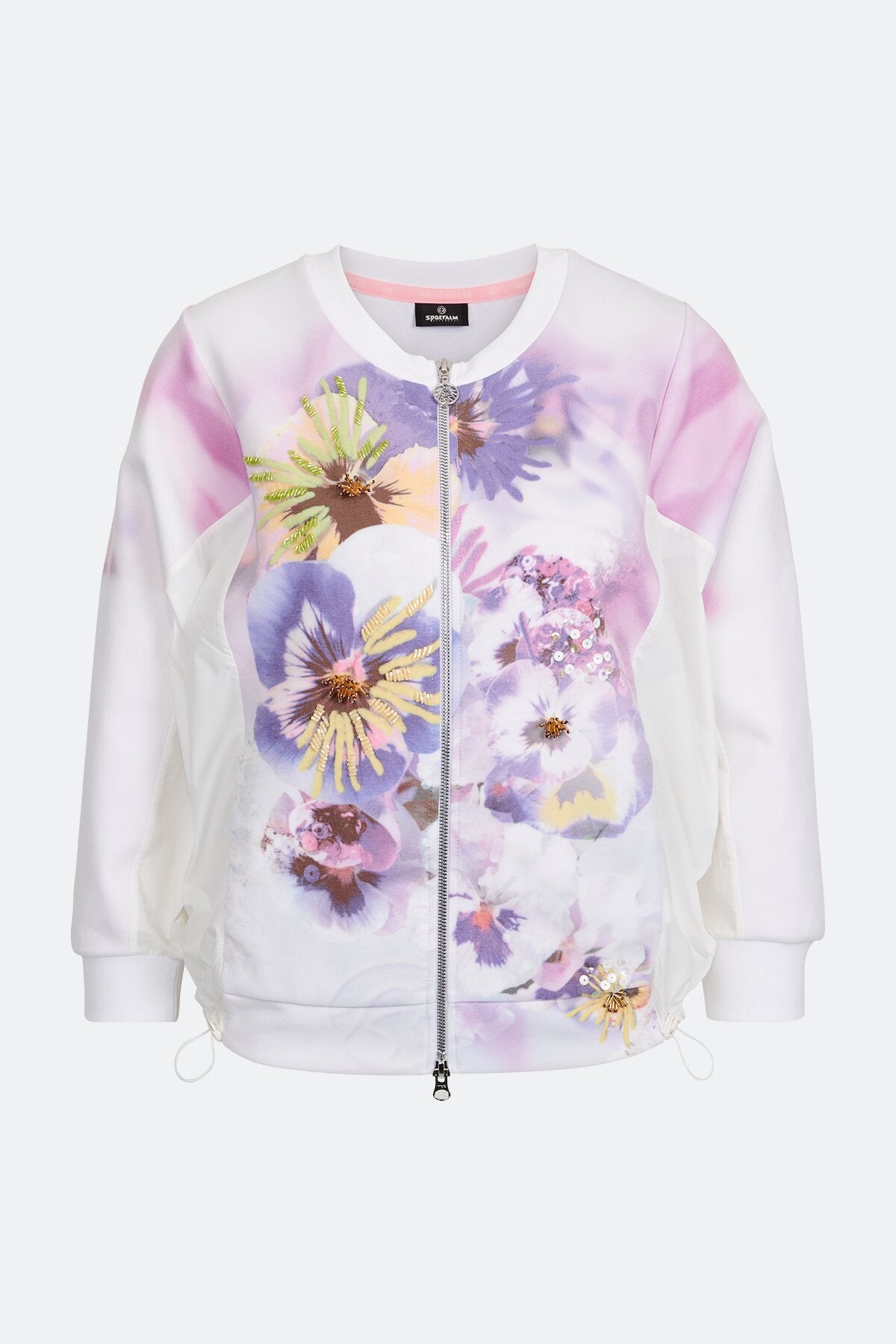 Sweat Jacket with Dropped Shoulder