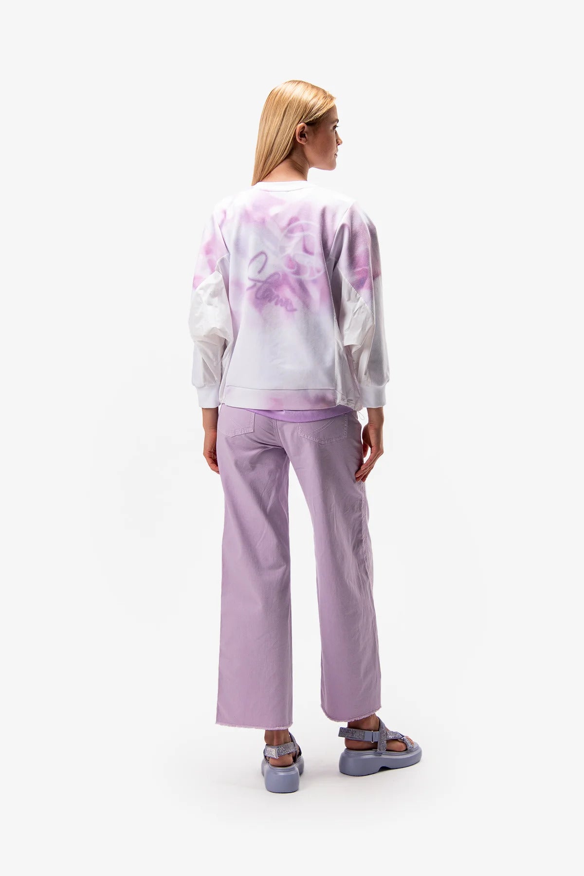 Sweat Jacket with Dropped Shoulder