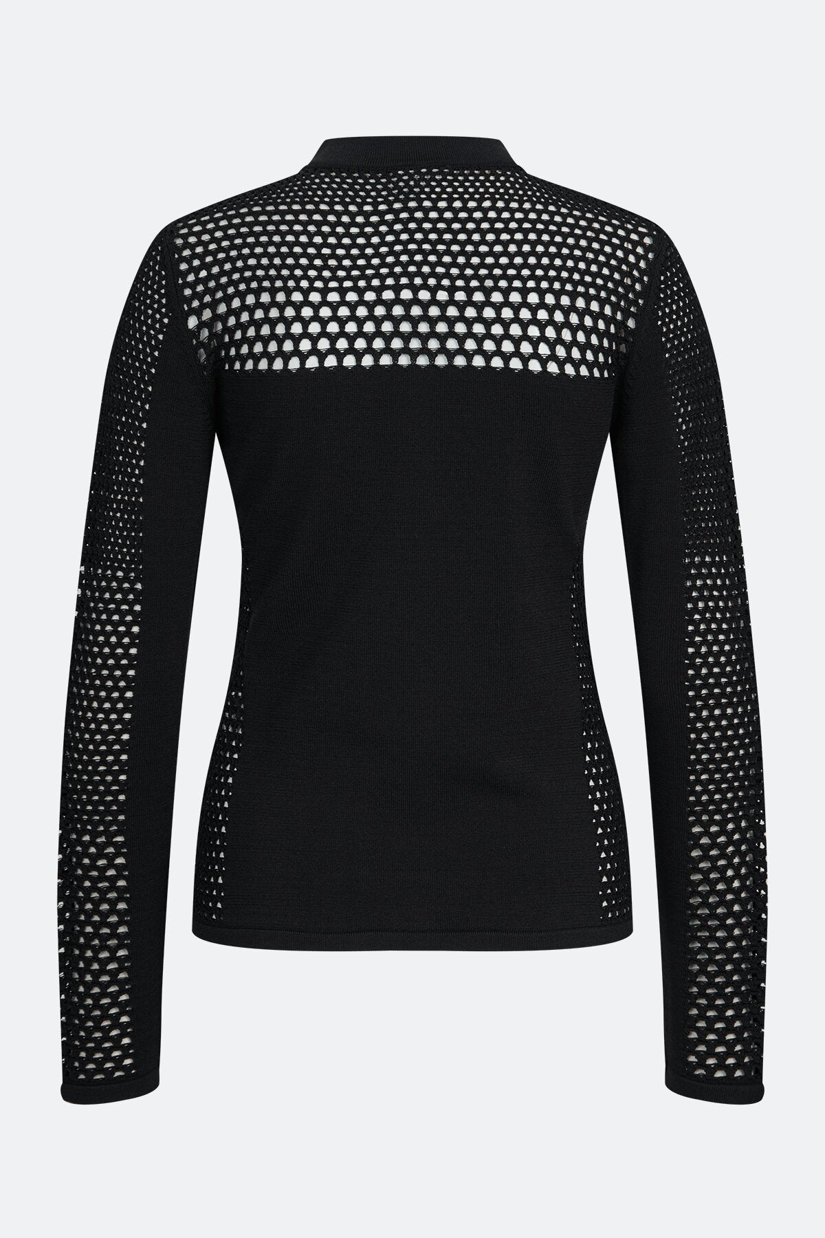 Sweater with Mesh Detail