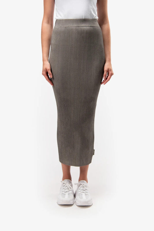 Ribbed Knitted Skirt