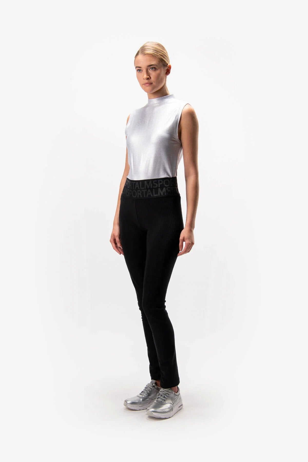 Leggings with Wide Waistband