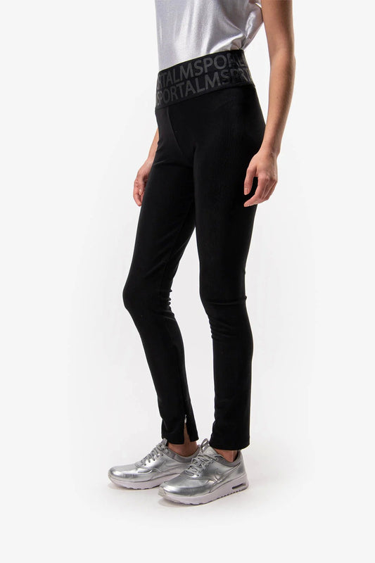 Leggings with Wide Waistband