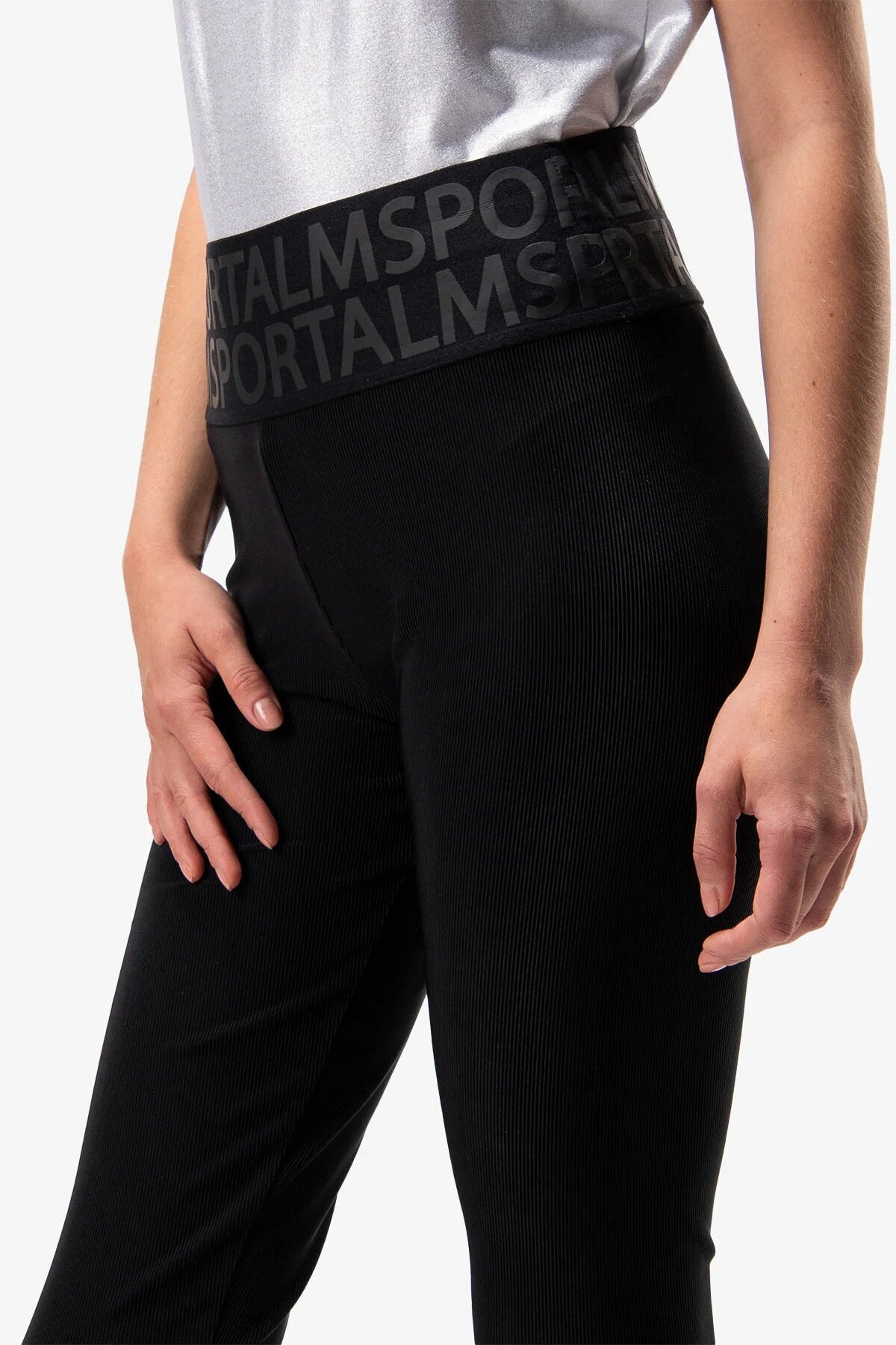 Leggings with Wide Waistband