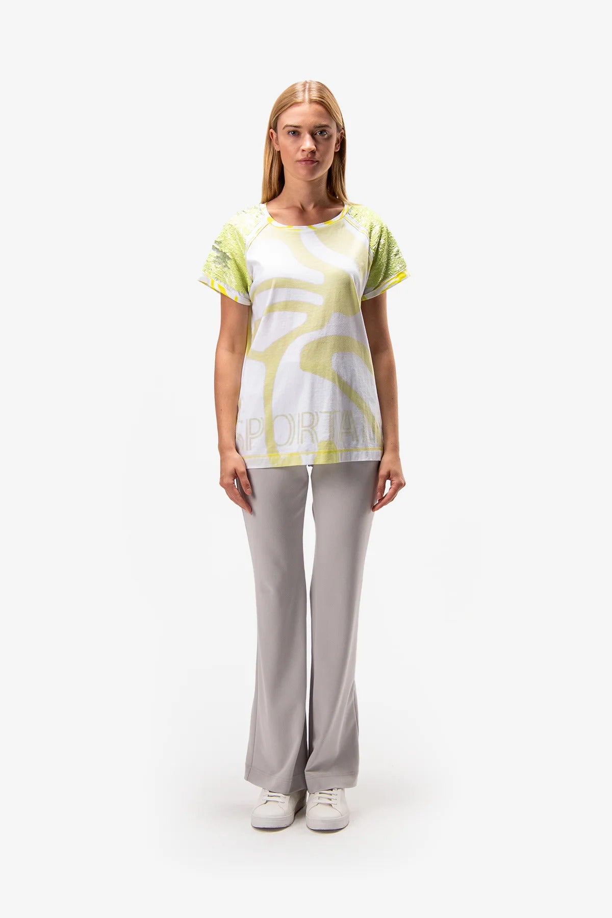 Flared Leg Trousers