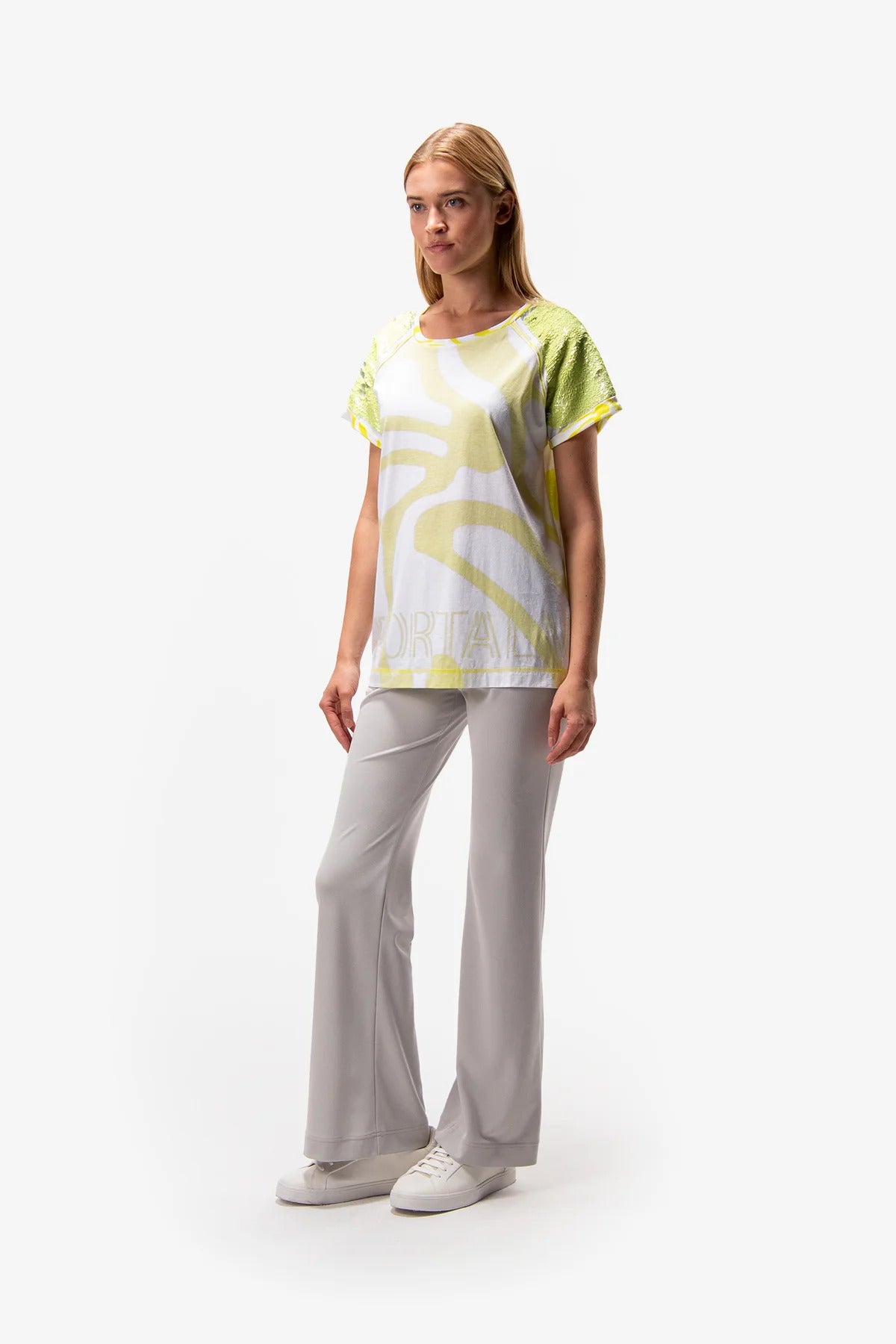 Flared Leg Trousers