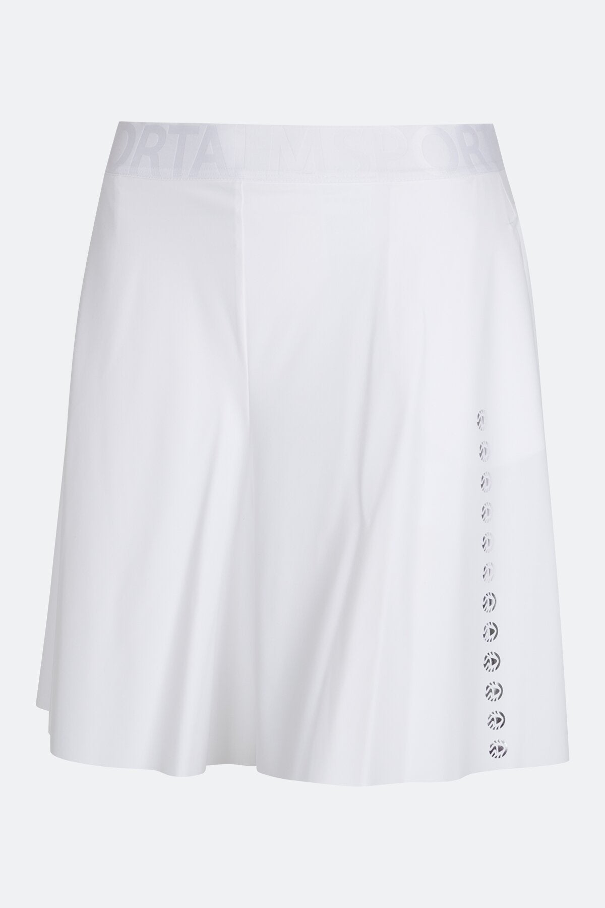 鬆緊腰鰴標圖案休閒短褲