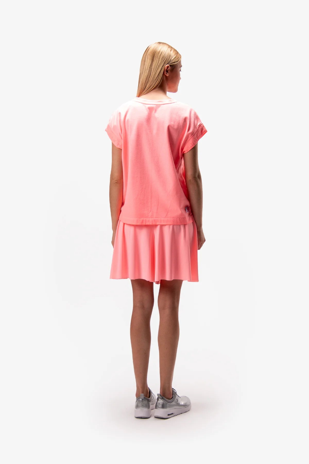 鬆緊腰鰴標圖案休閒短褲