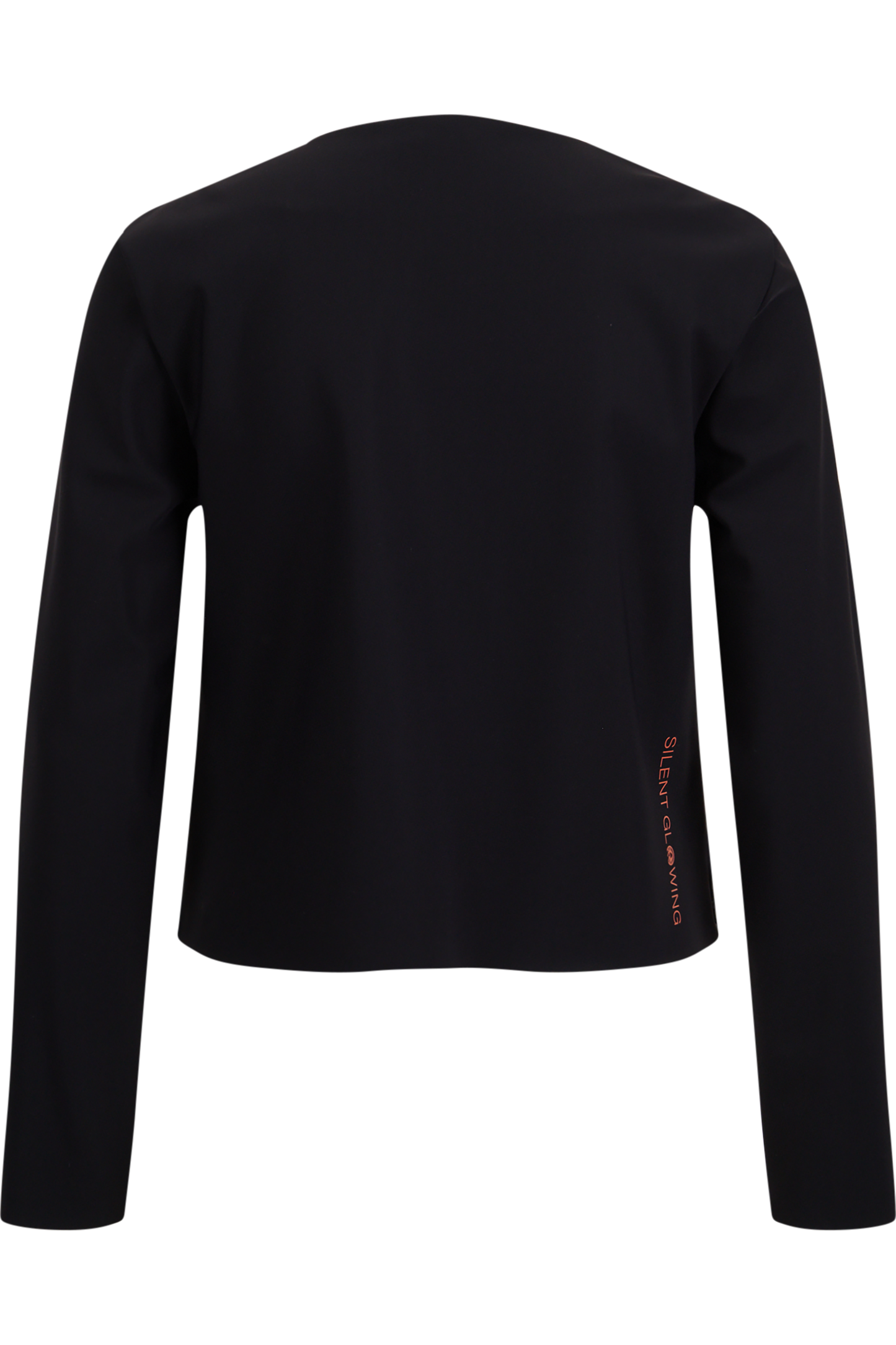 Jacket with round neckline