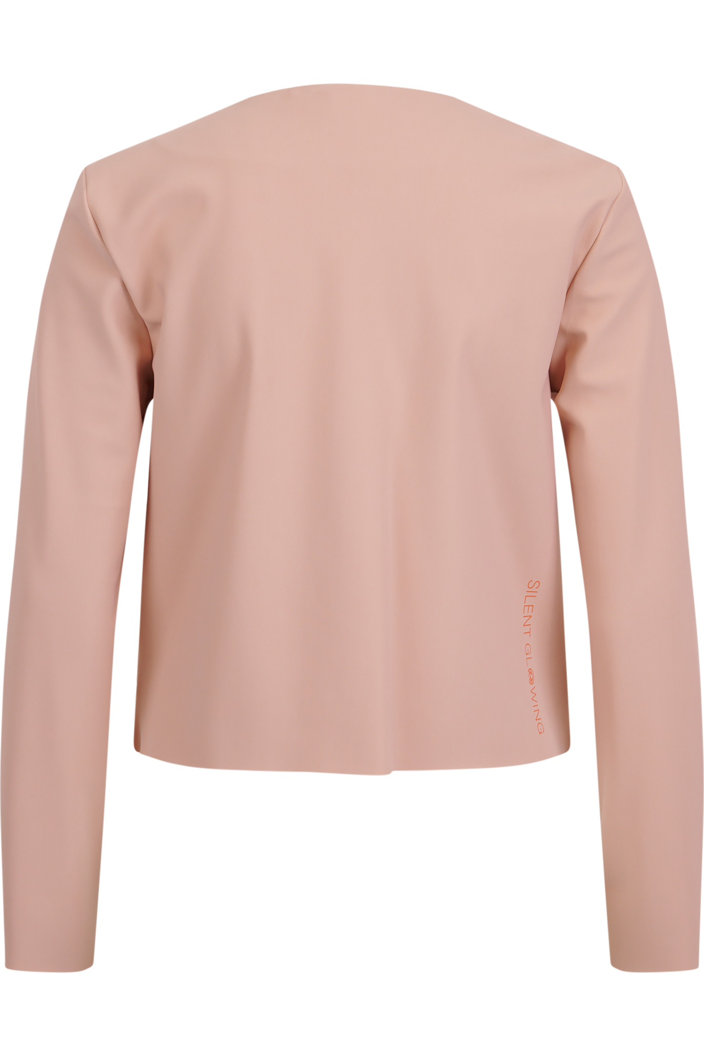 Jacket with round neckline