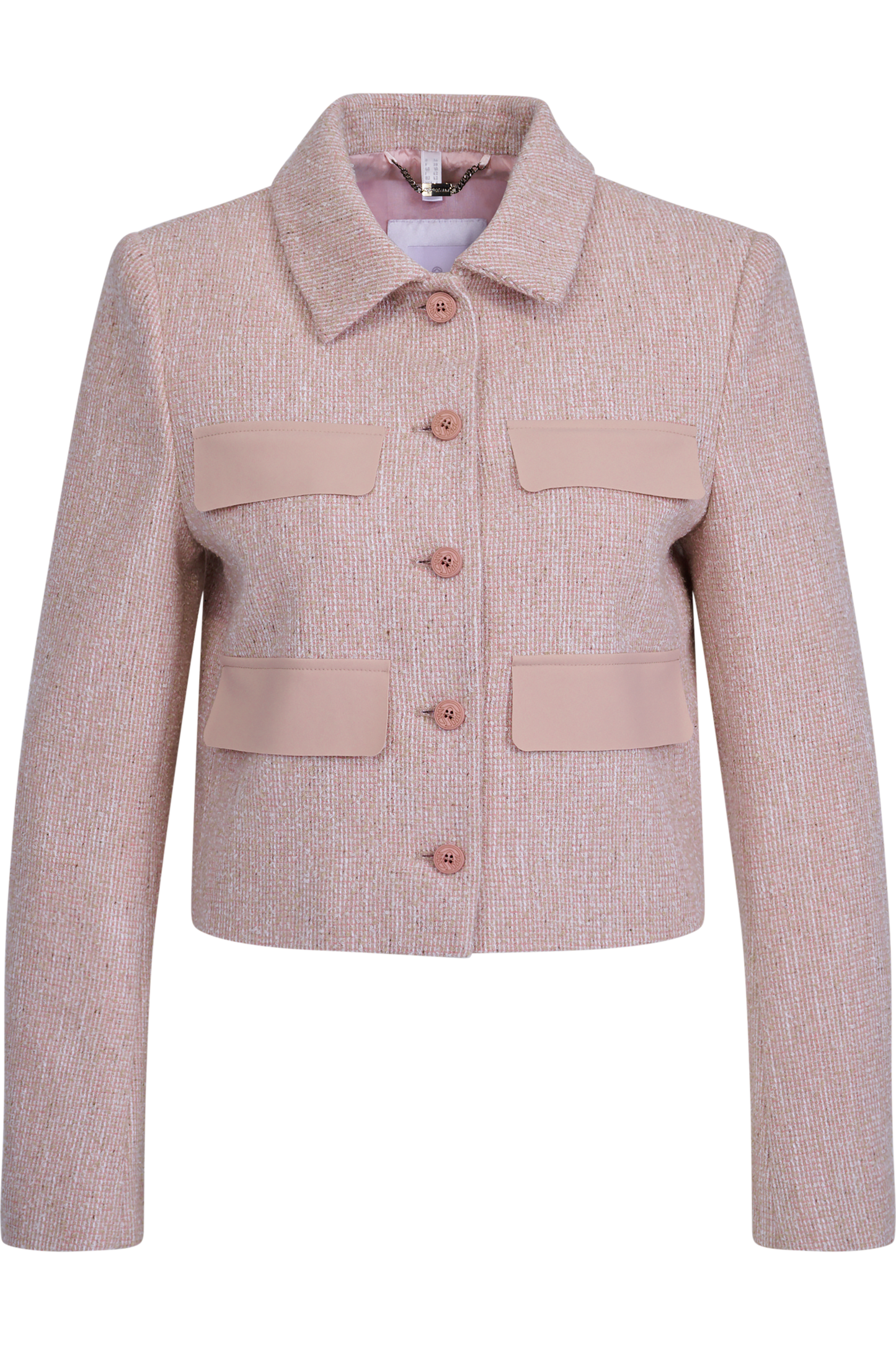 翻盖口袋短夹克