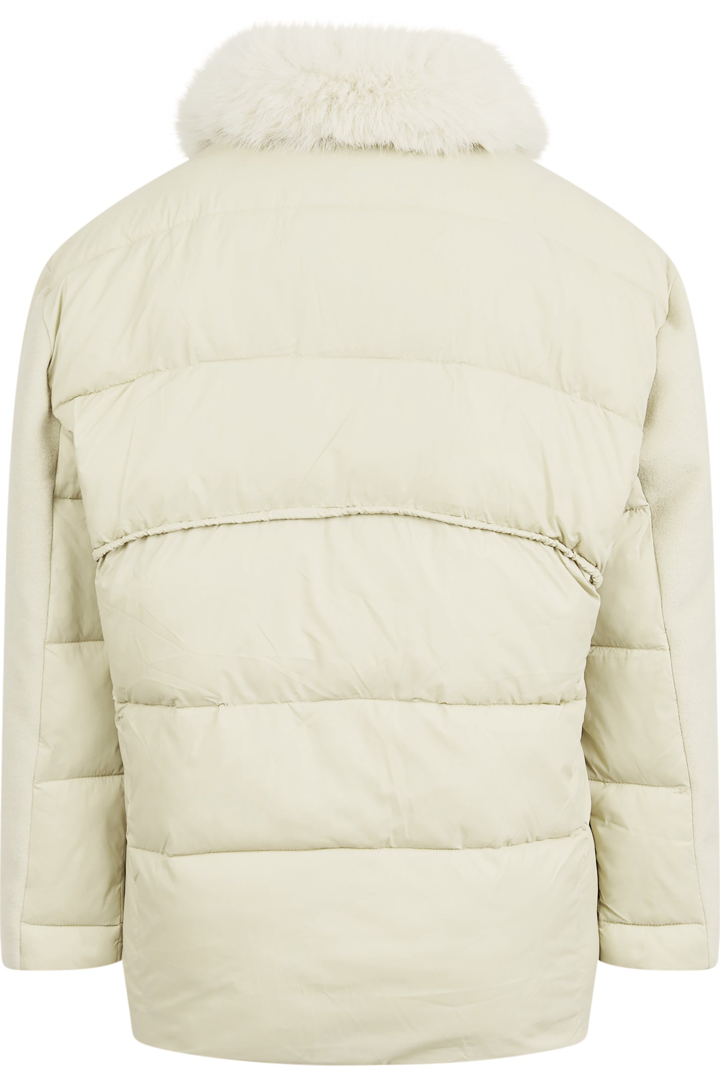Jacket with Faux Fur Collar